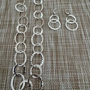 Monet Necklace and Earring Set 16 inches